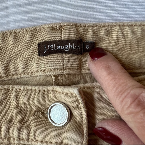 J MCLAUGHLIN LEXI JEANS ANKLE CROPPED SKINNY STRETCH CASUAL PREPPY NORMCORE 6 - Picture 8 of 10